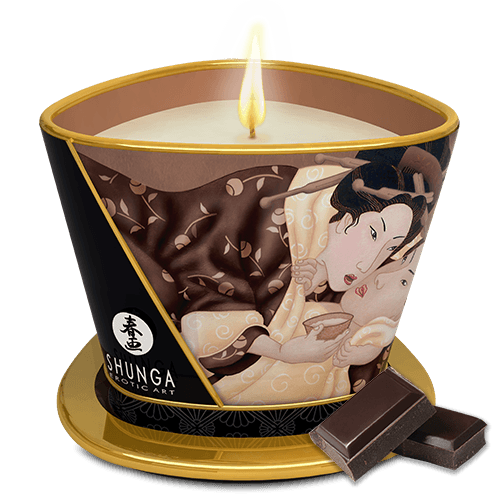SHUNGA Lueur & Caresses Excitation Chocolat – bougie de massage