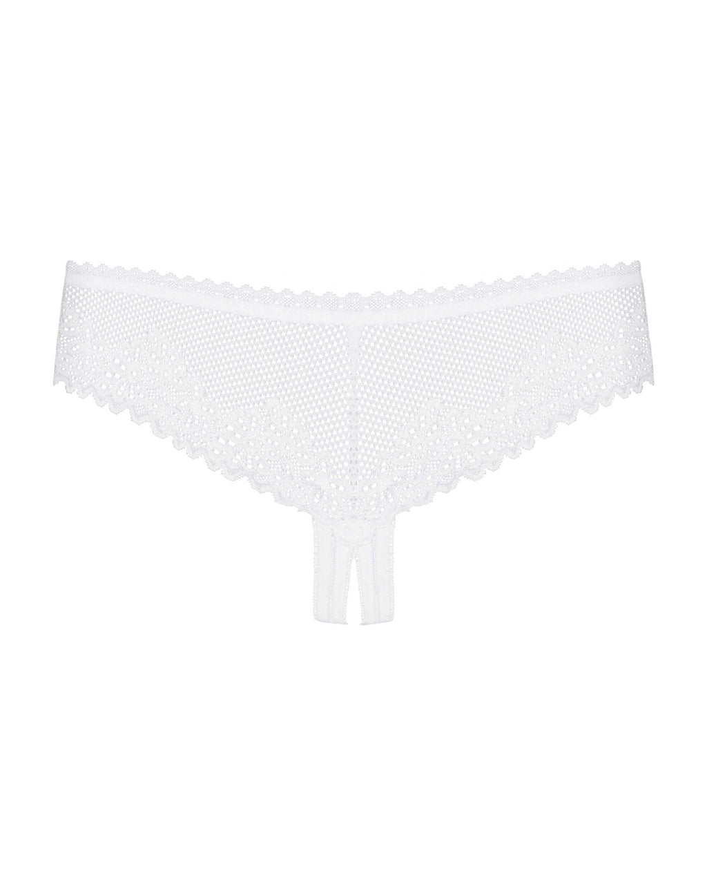 Obsessive - Alabastra String ouvert - Blanc - ITX-P00561 - image 4