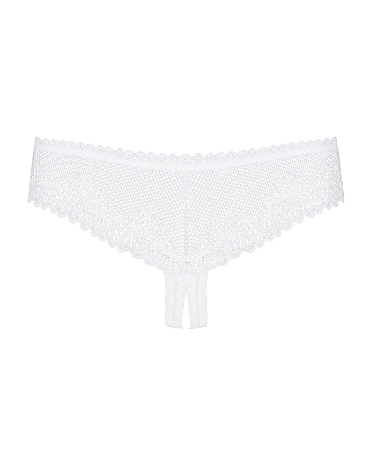 Obsessive - Alabastra String ouvert - Blanc - ITX-P00561 - image 4