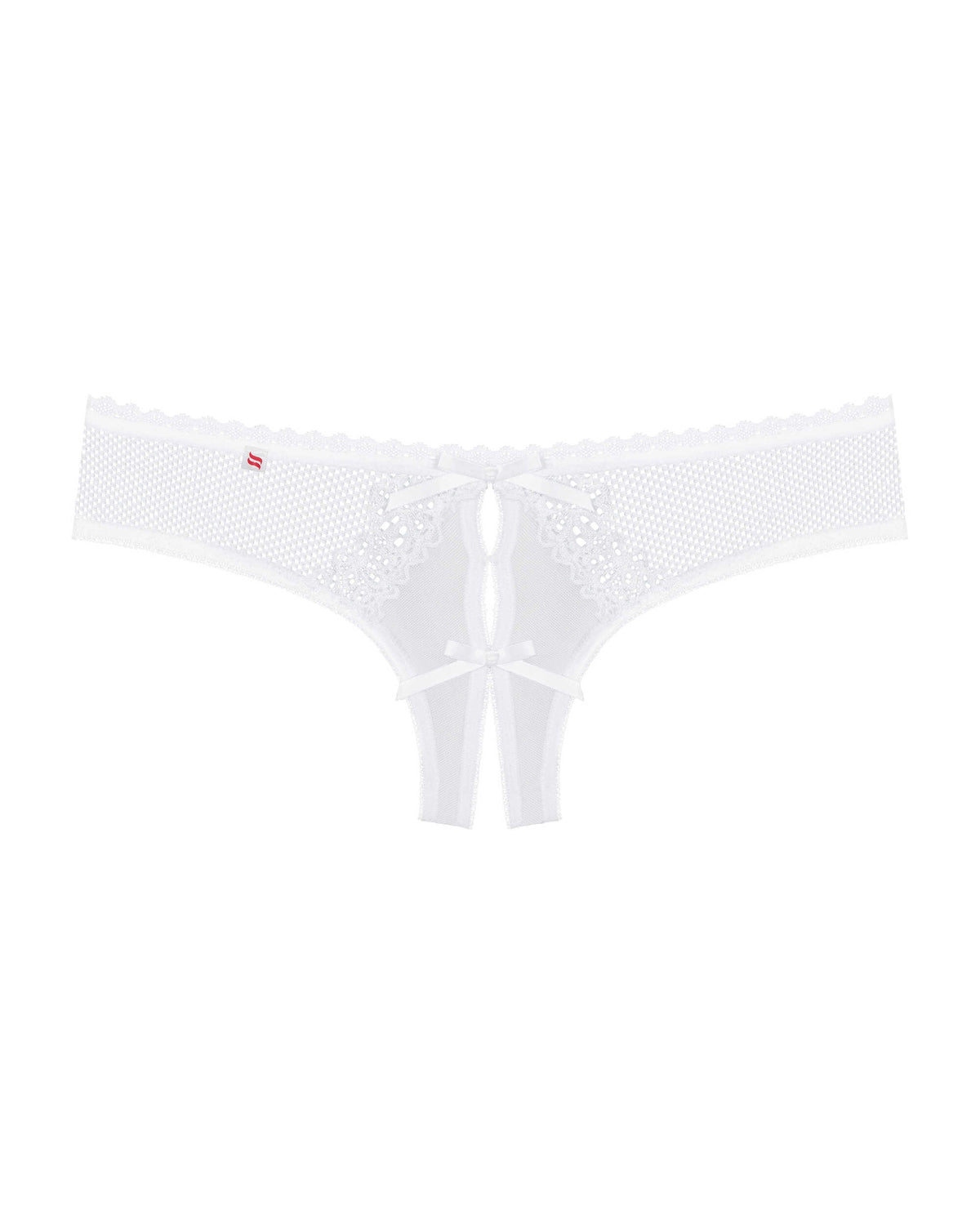 Obsessive - Alabastra String ouvert - Blanc - ITX-P00561 - image 5