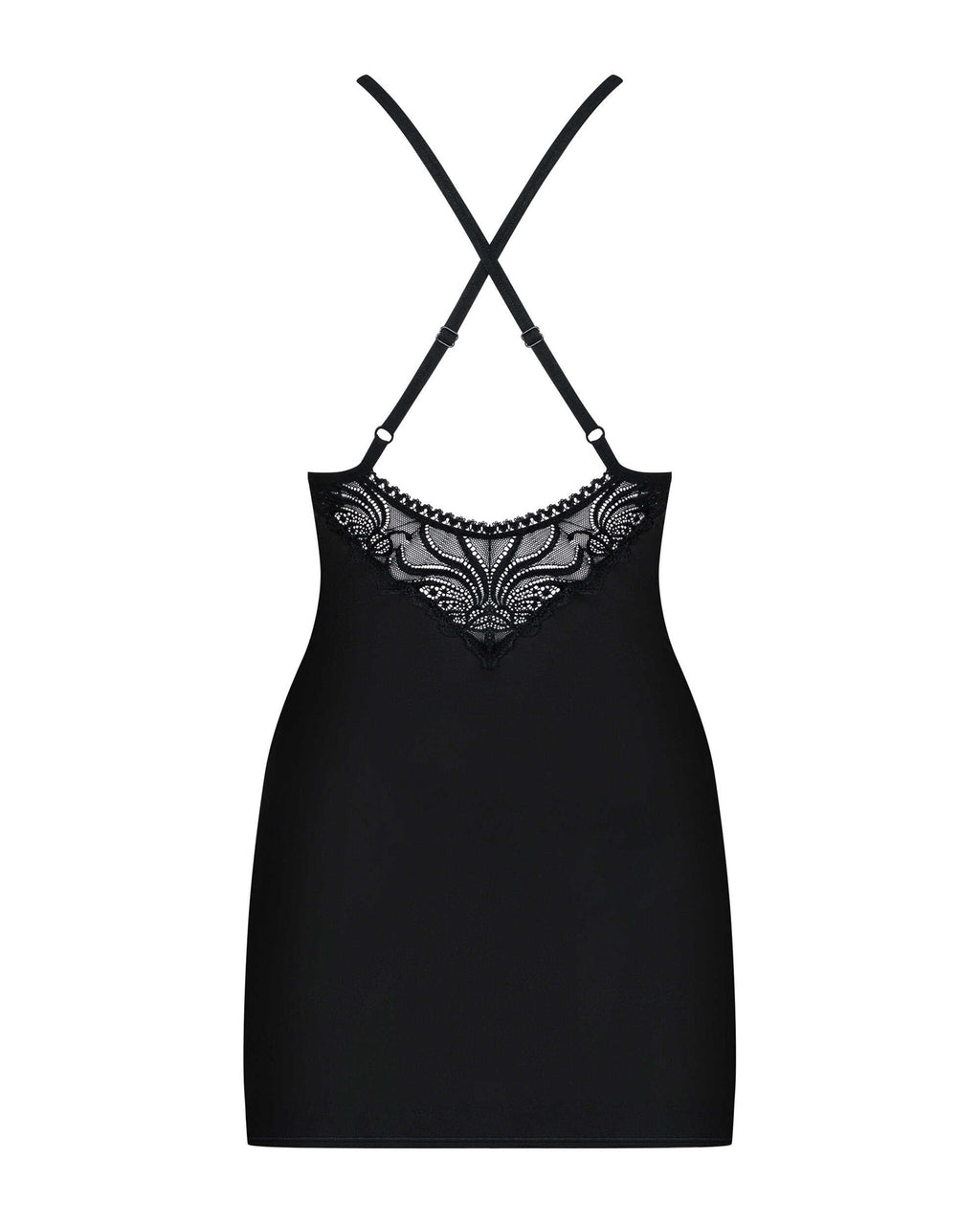 Obsessive - 828-CHE-1 Nuisette et String - Noir - ITX-P00698 - image 4