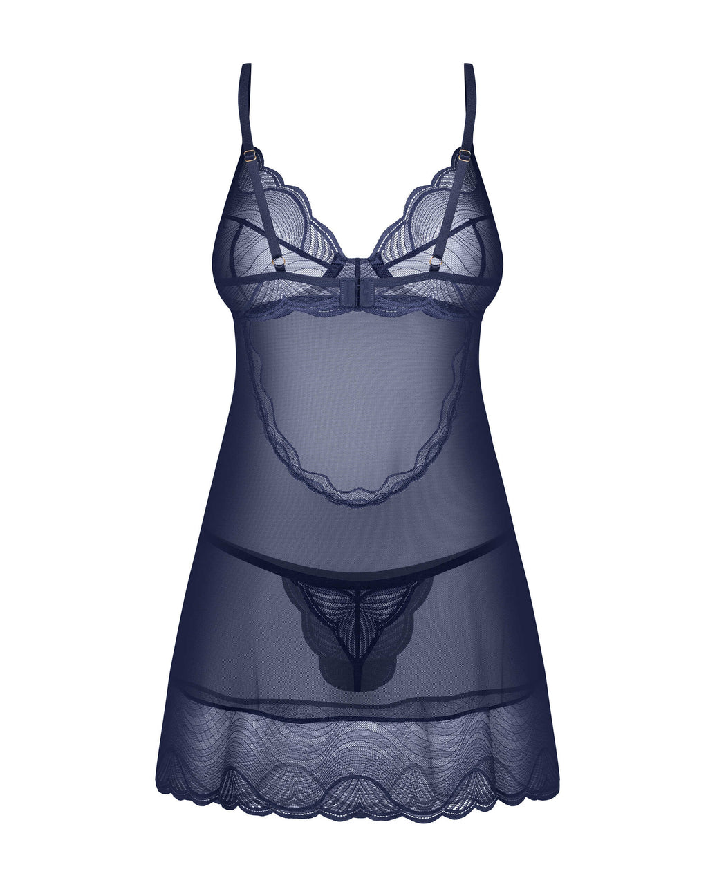 Obsessive - Nightly Blue nuisette et string - Bleu - ITX-P00745 - image 5