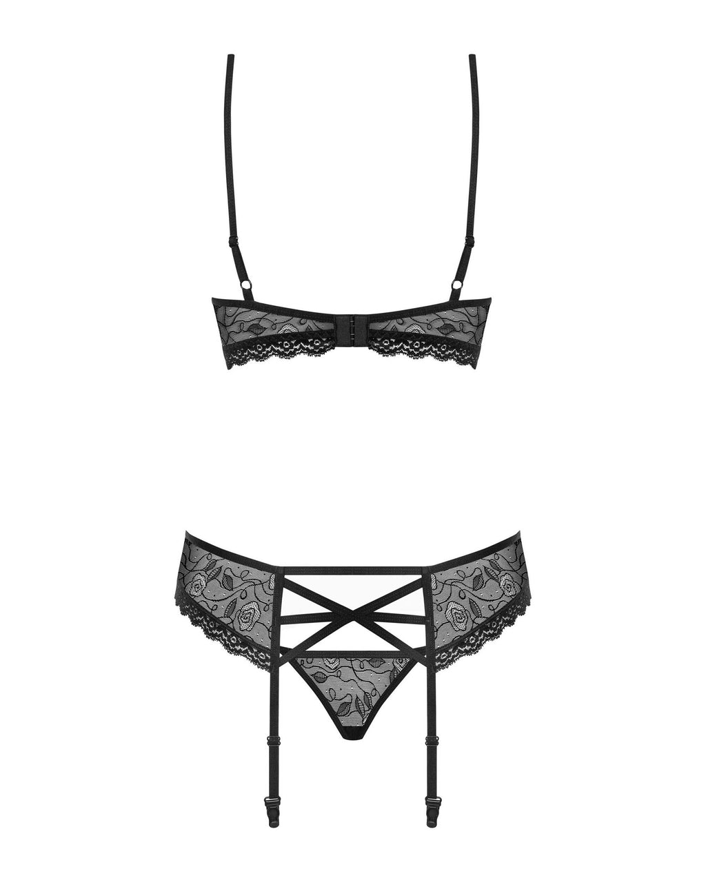 Obsessive - 818-SEG-1 Ensemble 3 pcs - Noir - ITX-P00762 - image 5