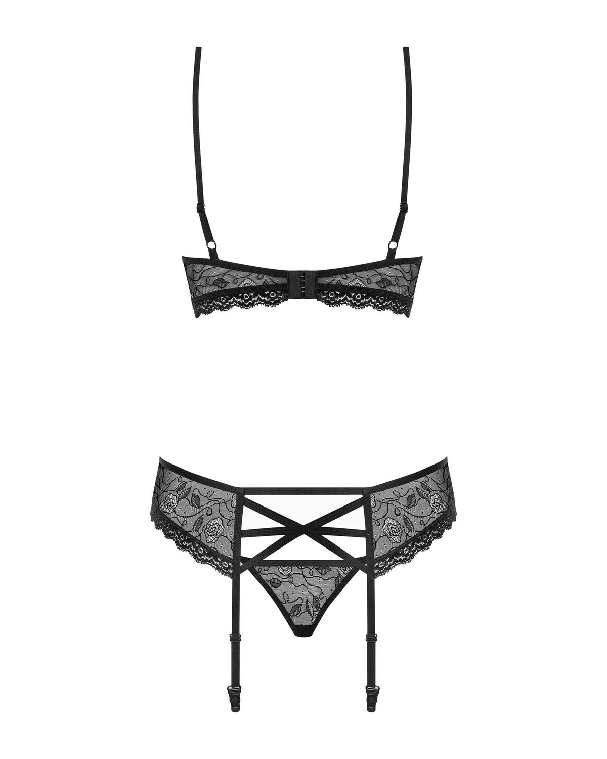 Obsessive - 818-SEG-1 Ensemble 3 pcs - Noir - ITX-P00762 - image 5