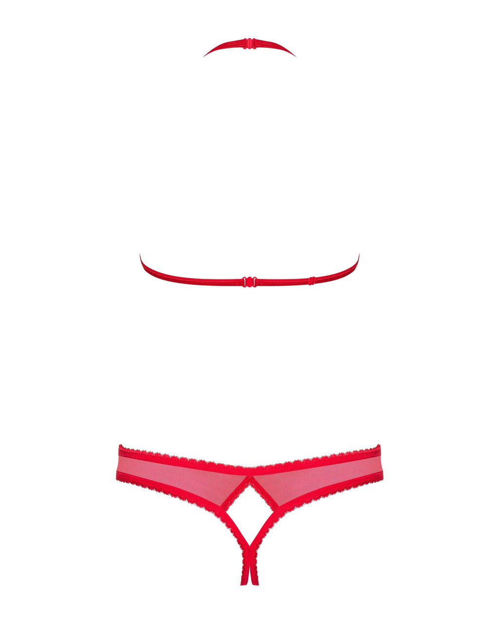 Obsessive - 870-SEC-3 Ensemble ouvert 2 pcs - Rouge - ITX-P00768 - image 5