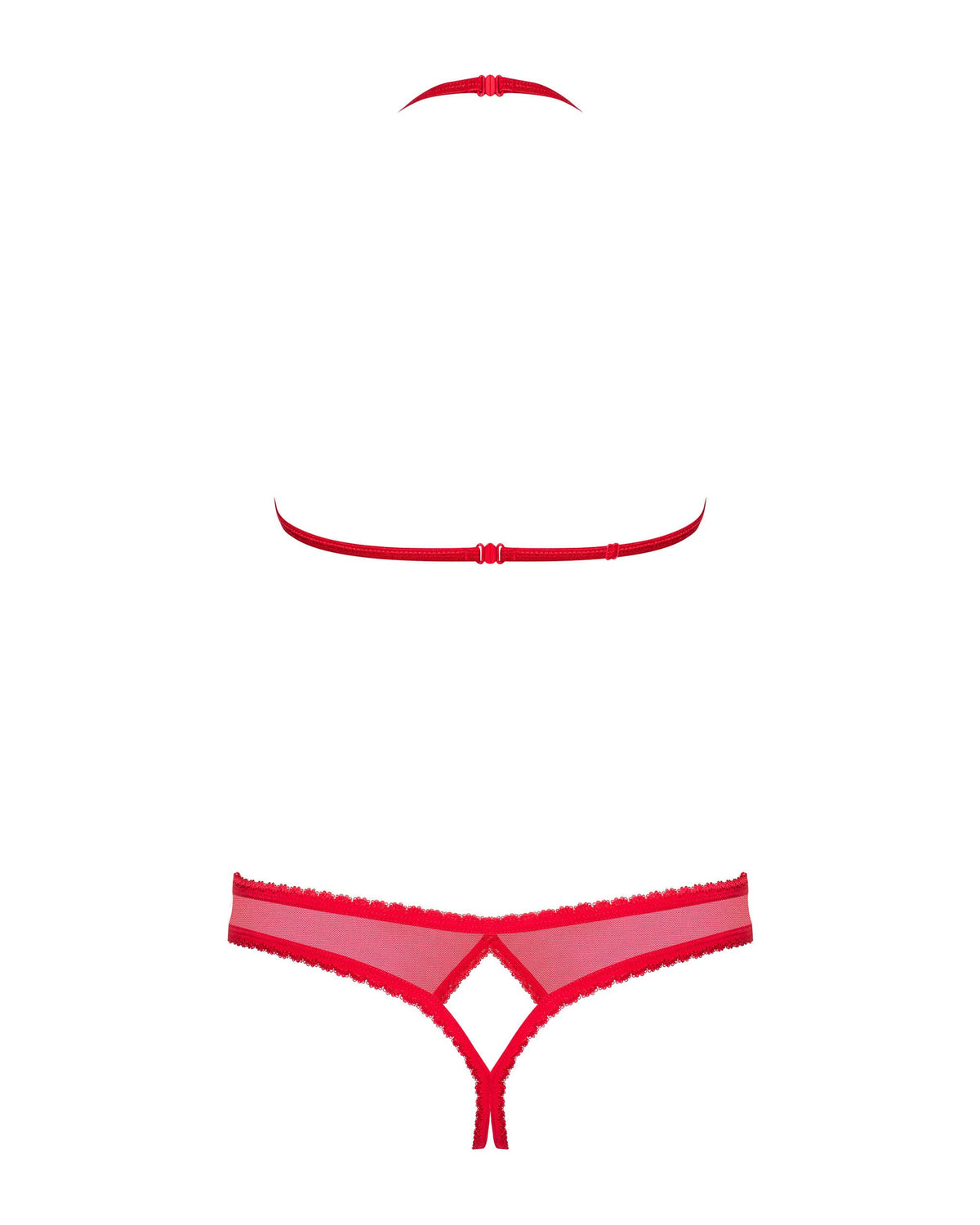 Obsessive - 870-SEC-3 Ensemble ouvert 2 pcs - Rouge - ITX-P00768 - image 5