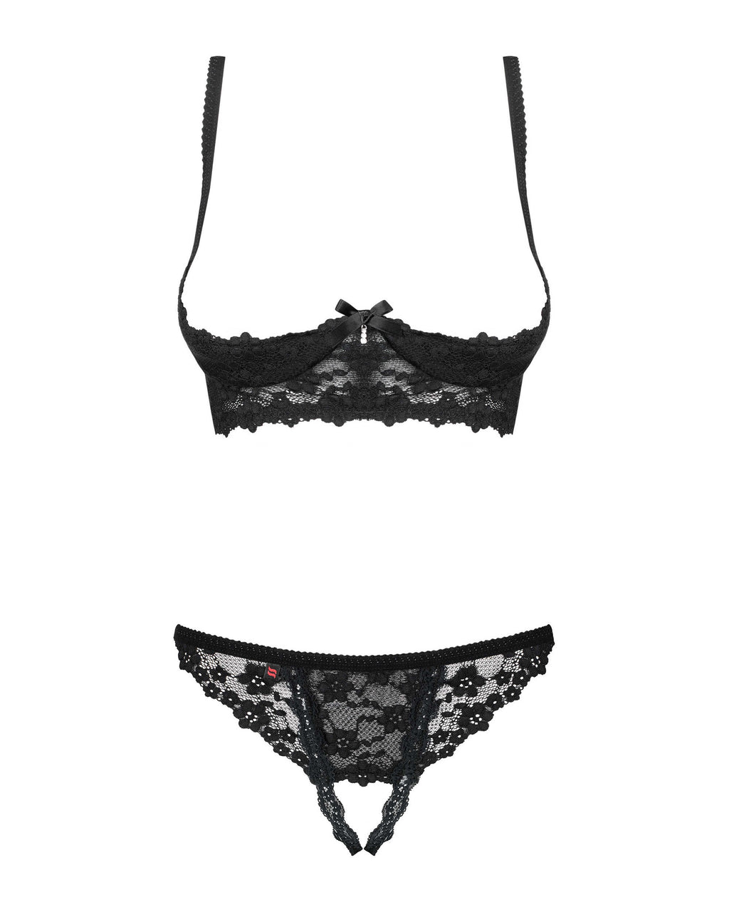 Obsessive - Letica Ensemble ouvert 2 pcs - Noir - ITX-P00776 - image 5