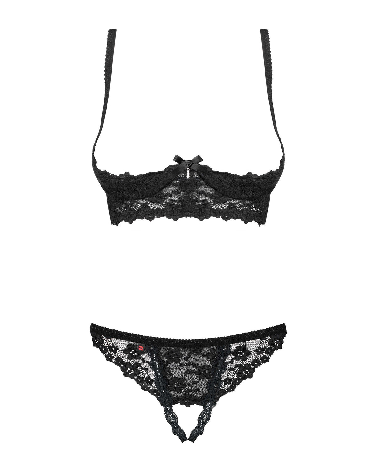 Obsessive - Letica Ensemble ouvert 2 pcs - Noir - ITX-P00776 - image 5