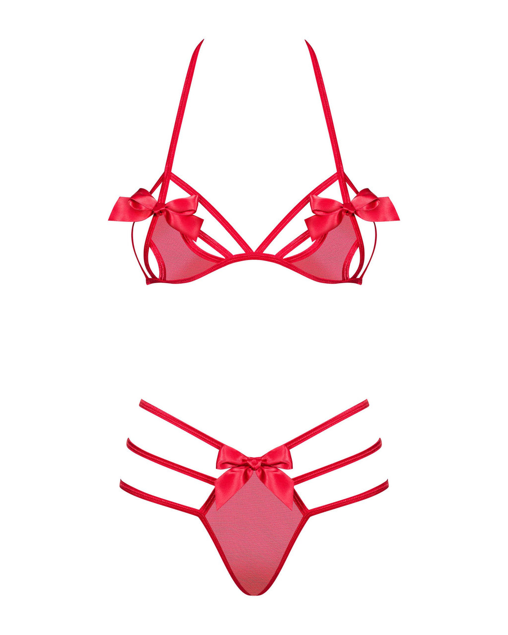 Obsessive - Giftella Ensemble 2 pcs - Rouge - ITX-P00777 - image 5