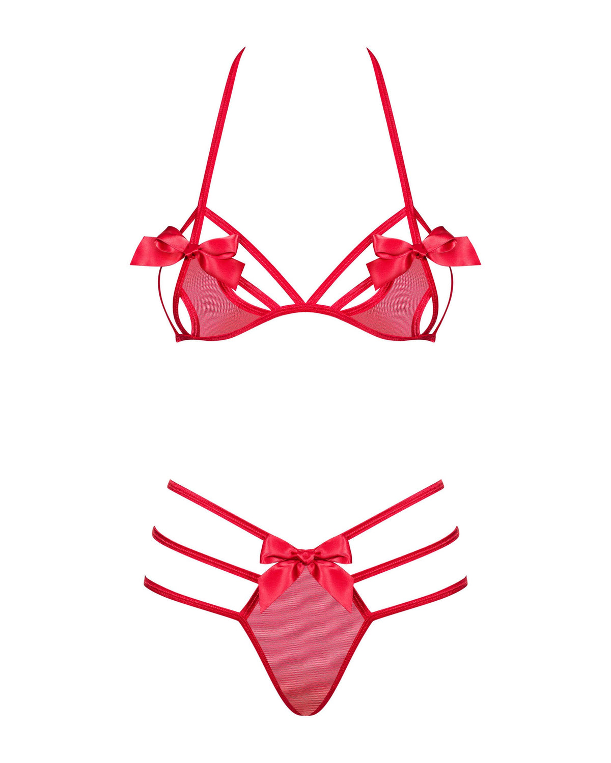 Obsessive - Giftella Ensemble 2 pcs - Rouge - ITX-P00777 - image 5