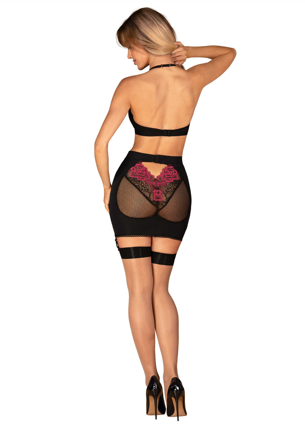 Obsessive - Rosenty ensemble Top et Jupe - Noir - ITX-P00832 - image 4
