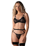 Obsessive - Euridia ensemble 3 pièces - Noir - ITX-P00862 - image 1