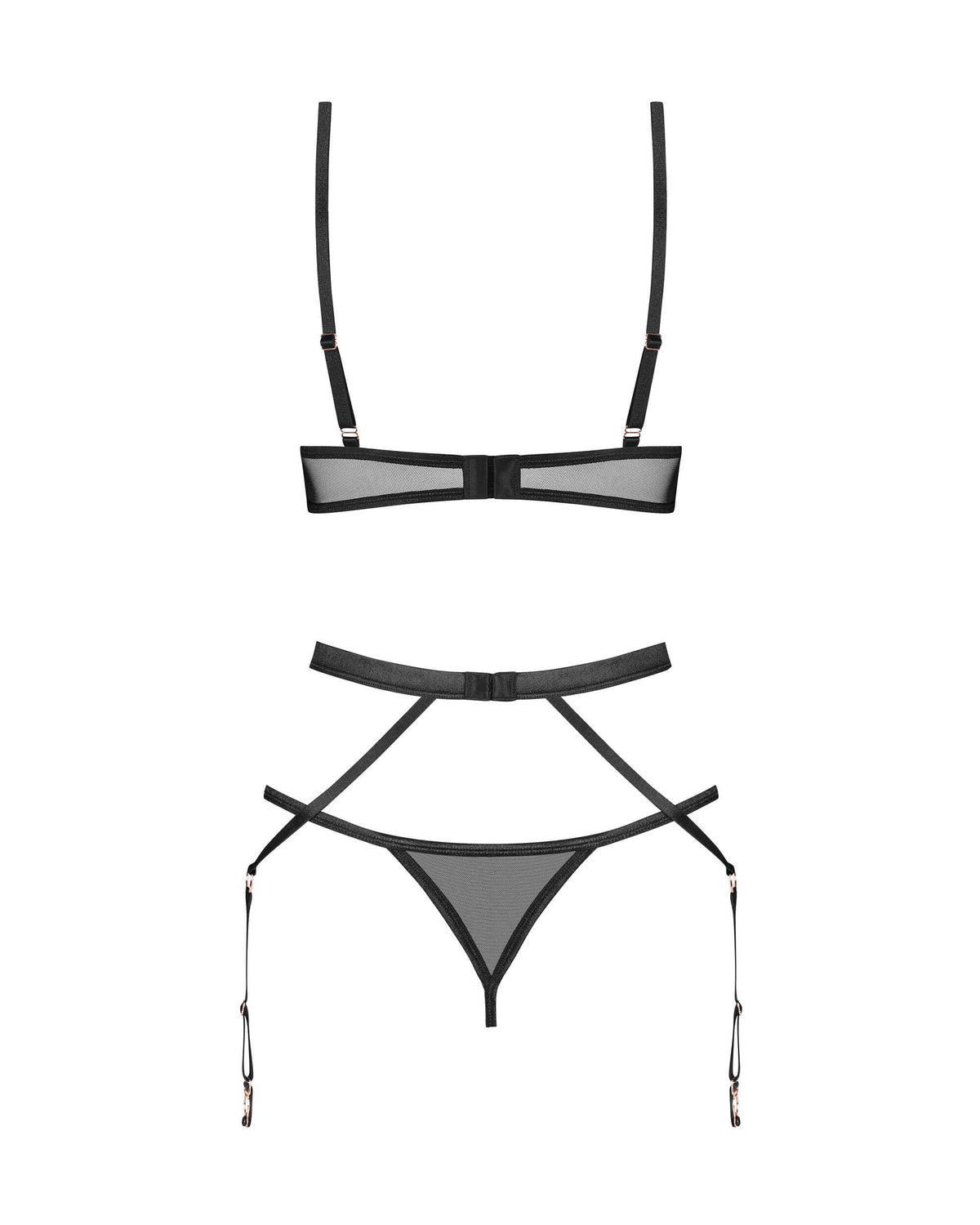 Obsessive - Euridia ensemble 3 pièces - Noir - ITX-P00862 - image 4