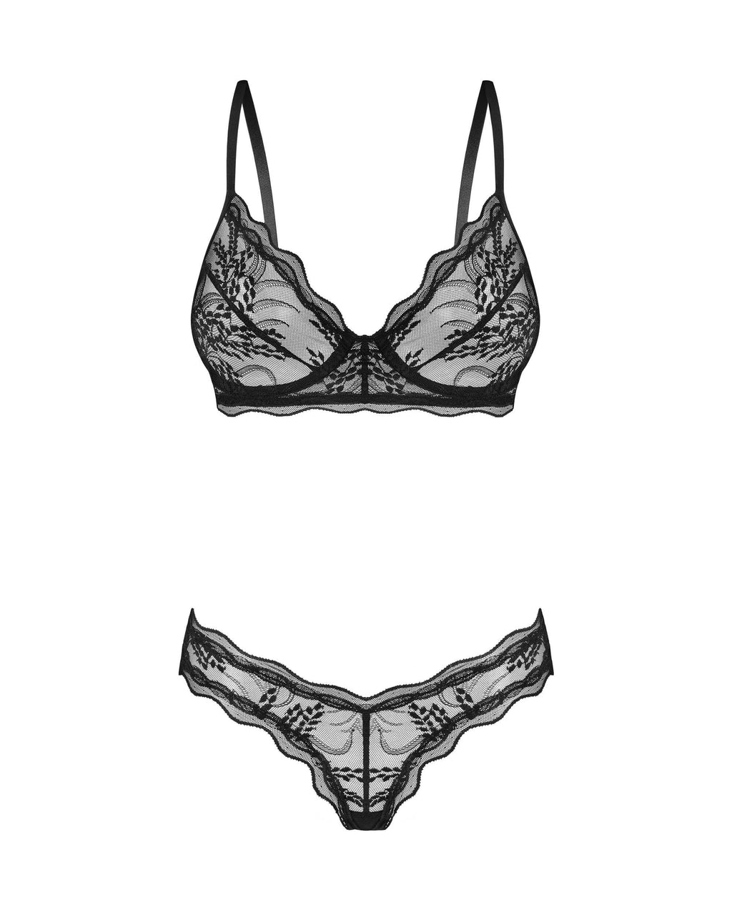Obsessive - Perisia ensemble 2 pièces - Noir - ITX-P00864 - image 3