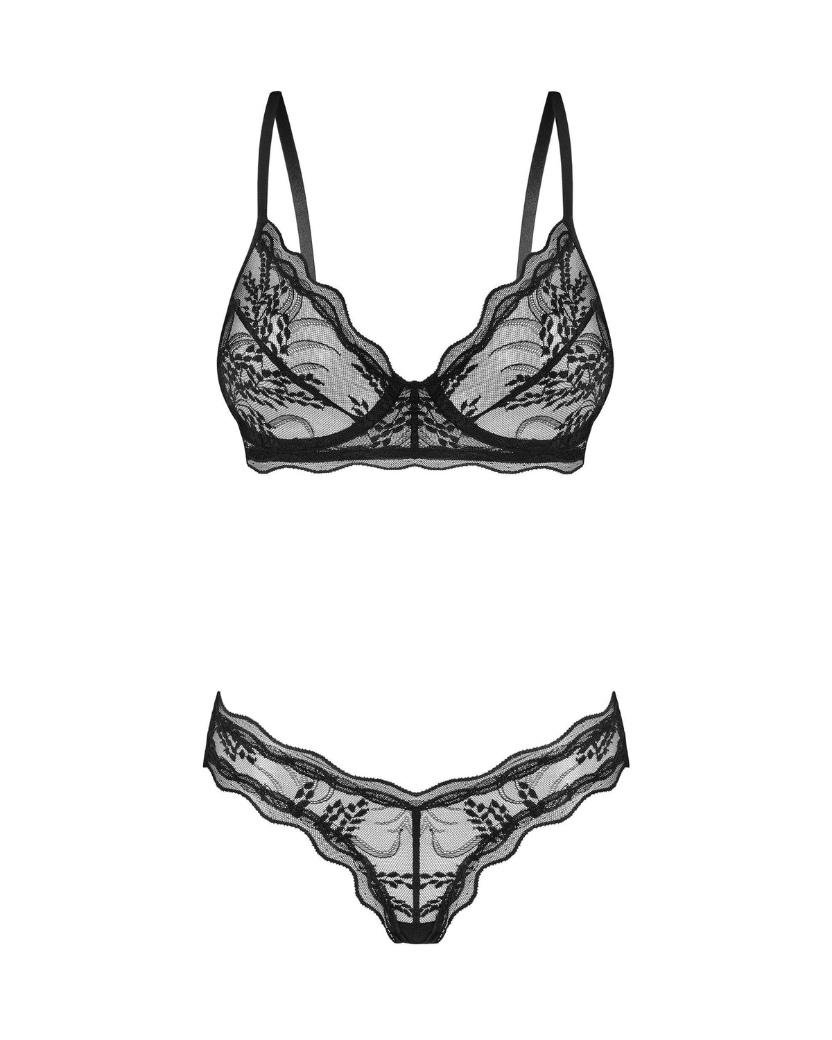 Obsessive - Perisia ensemble 2 pièces - Noir - ITX-P00864 - image 3