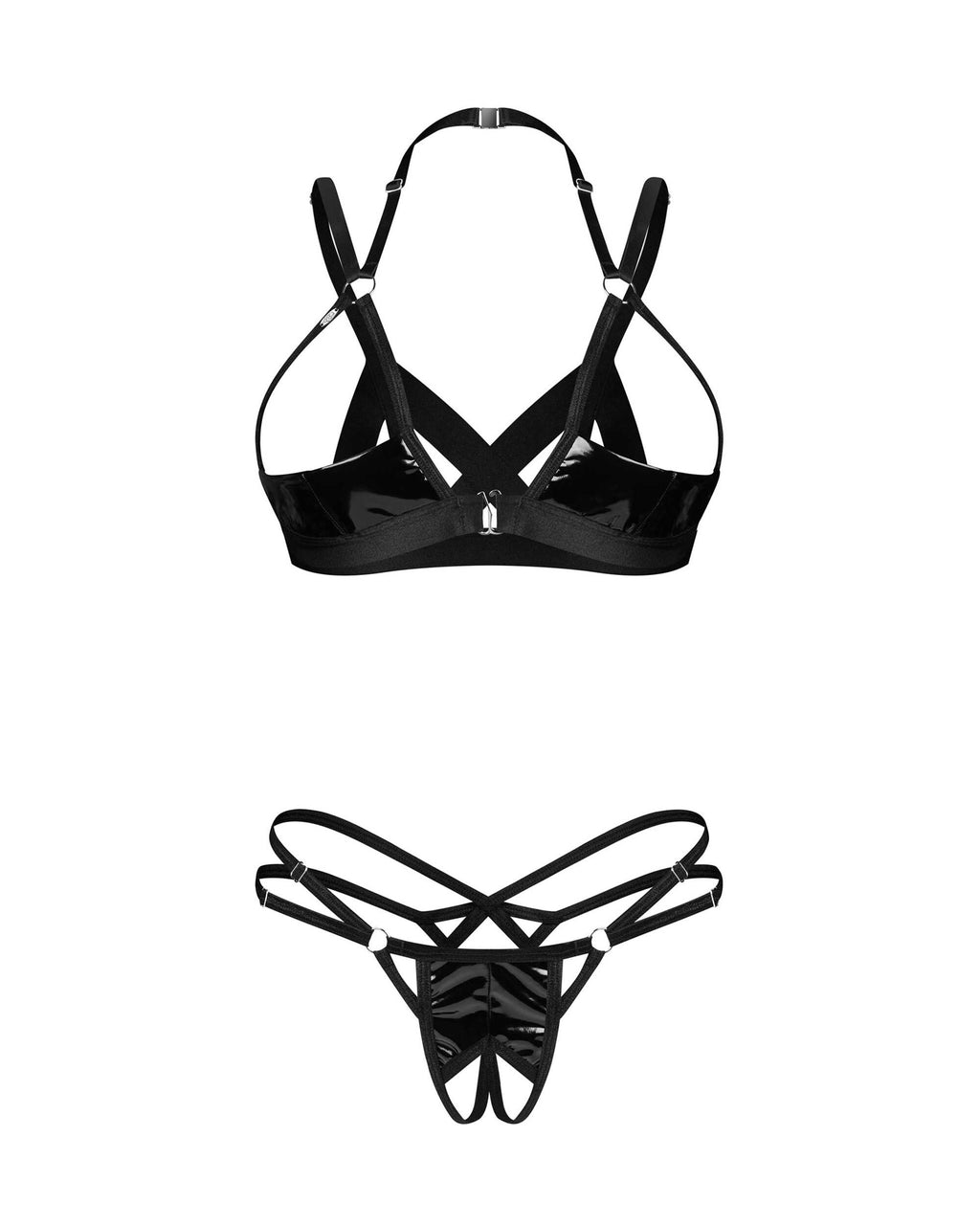 Obsessive - Keira Lise ensemble lingerie ouvert noir - ITX-P00903 - image 3