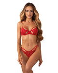 Obsessive - Matildea ensemble lingerie ouvert rouge - ITX-P00905 - image 1