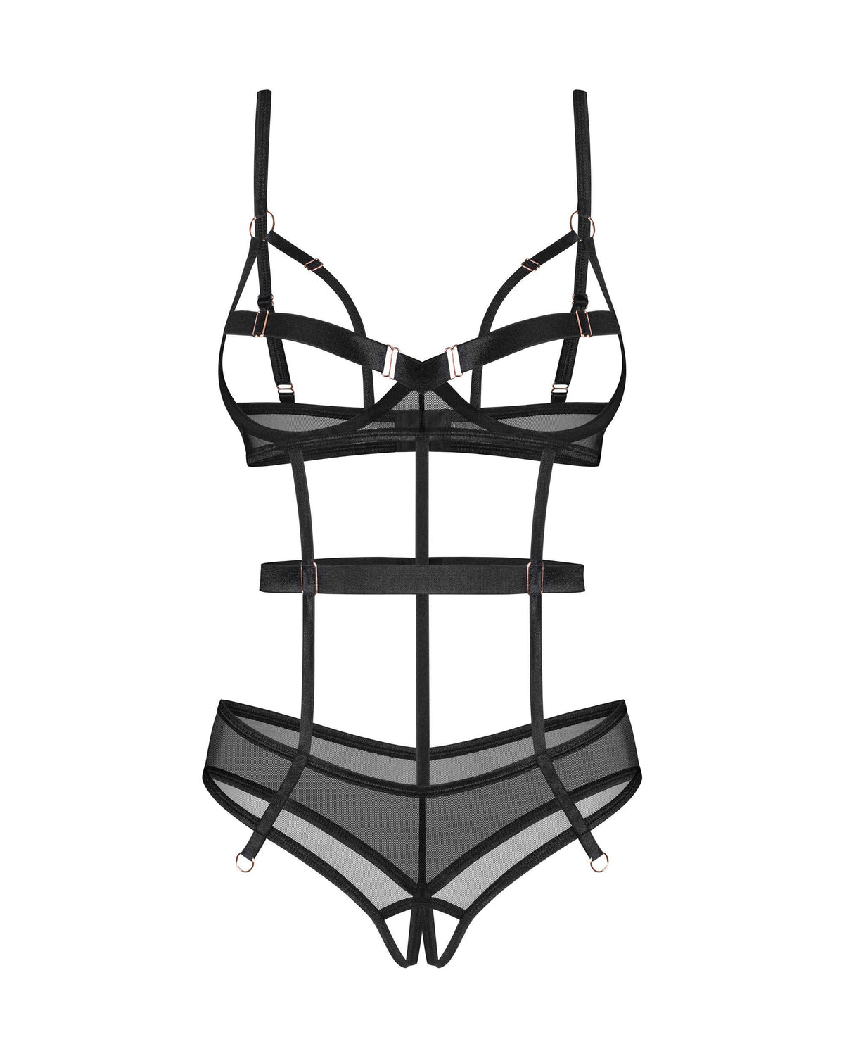 Obsessive - Euridia body ouvert - Noir - ITX-P01069 - image 4