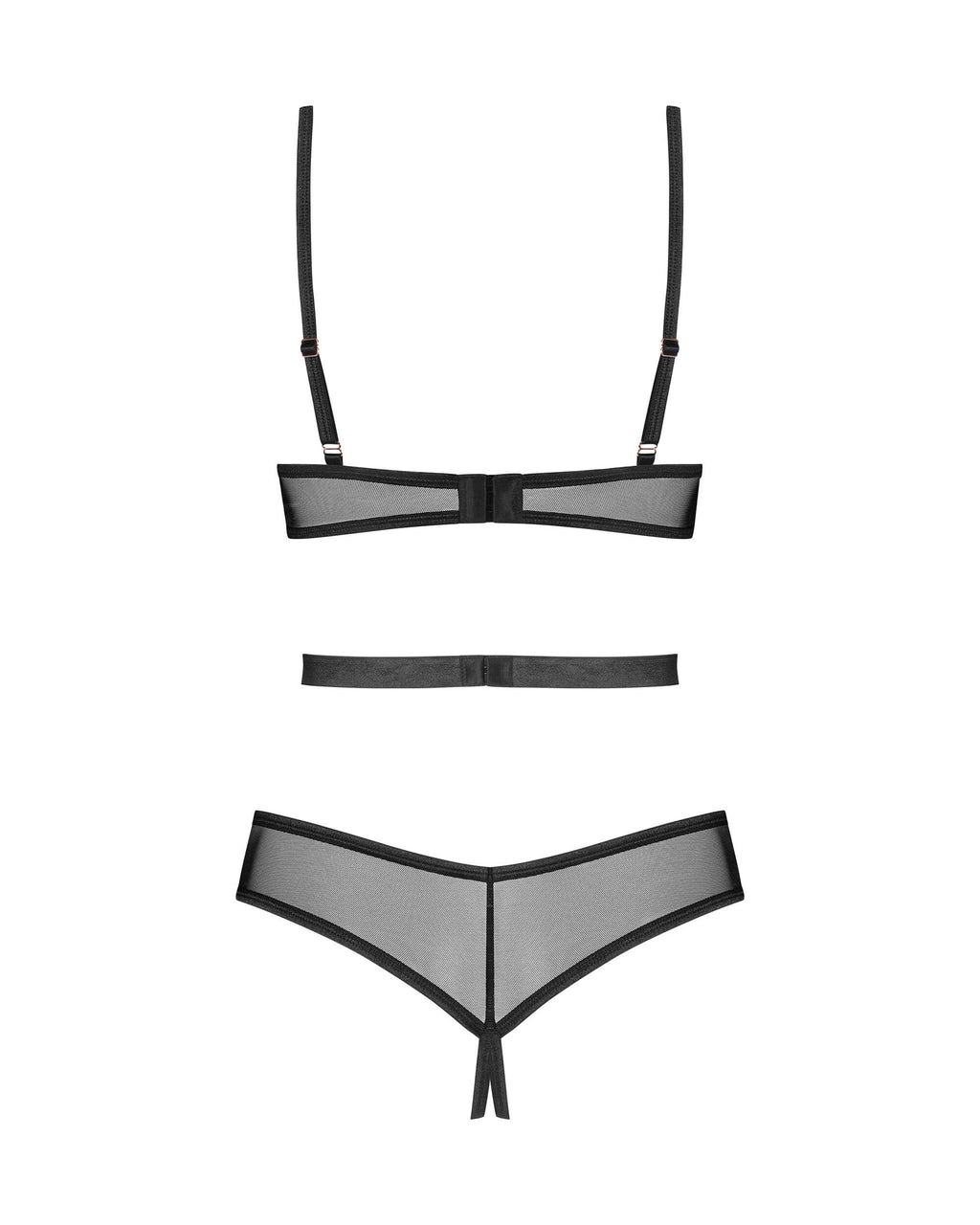 Obsessive - Euridia body ouvert - Noir - ITX-P01069 - image 5