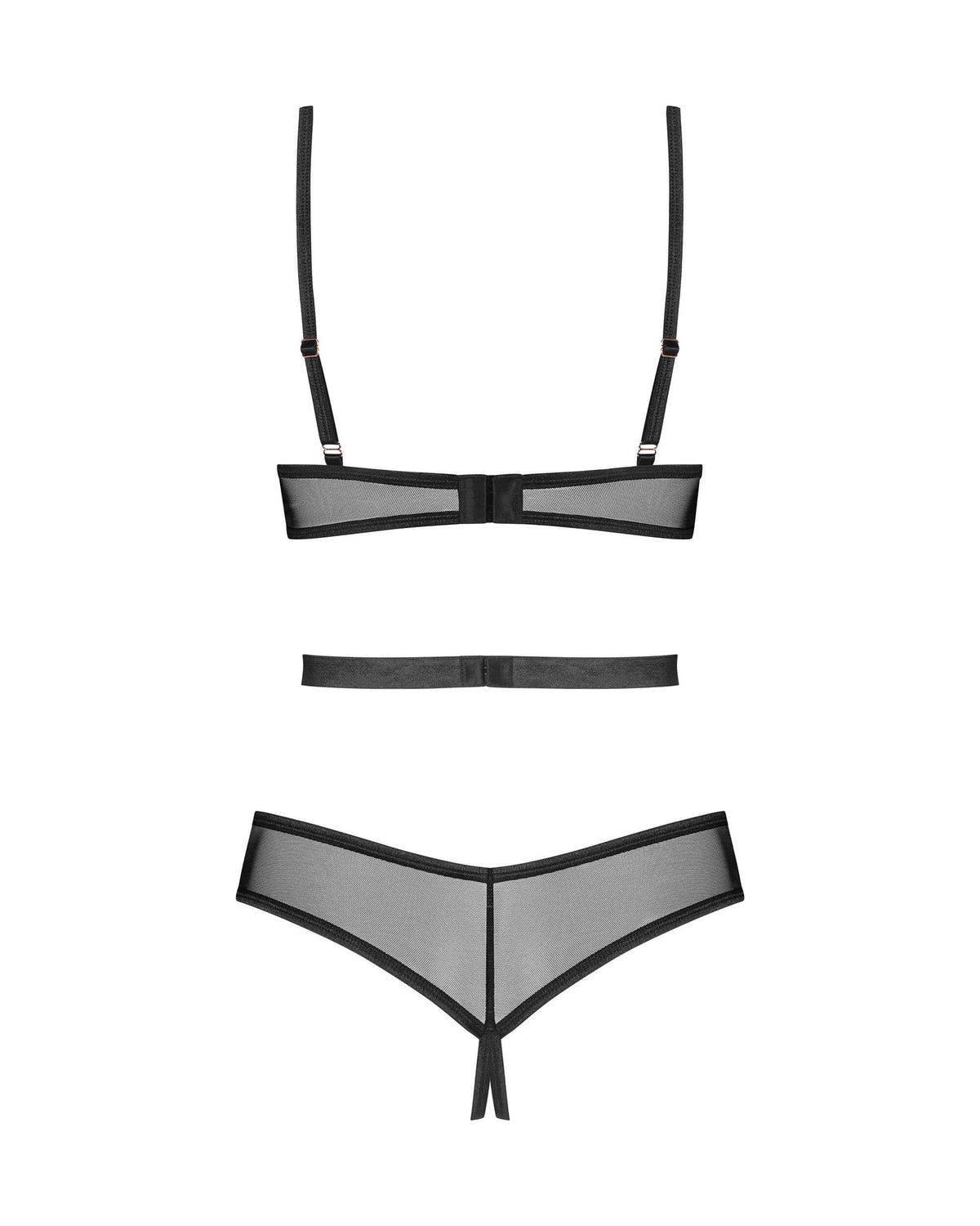 Obsessive - Euridia body ouvert - Noir - ITX-P01069 - image 5