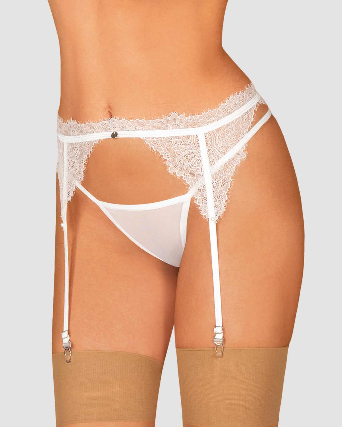 Obsessive - Bianelle porte jarretelles blanc - ITX-P01121 - image 5