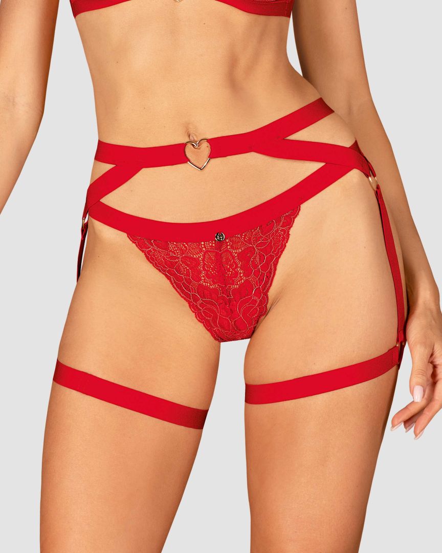 Obsessive - Elianes Harnais - Rouge - ITX-P01130 - image 5