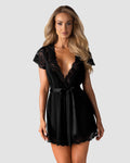 Obsessive - 810-PEI-1 Peignoir - Noir - ITX-P01762 - image 1