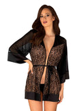 Obsessive - Allunes Peignoir - Noir - ITX-P01766 - image 1