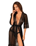 Obsessive - Estiqua peignoir noir - ITX-P01773 - image 1