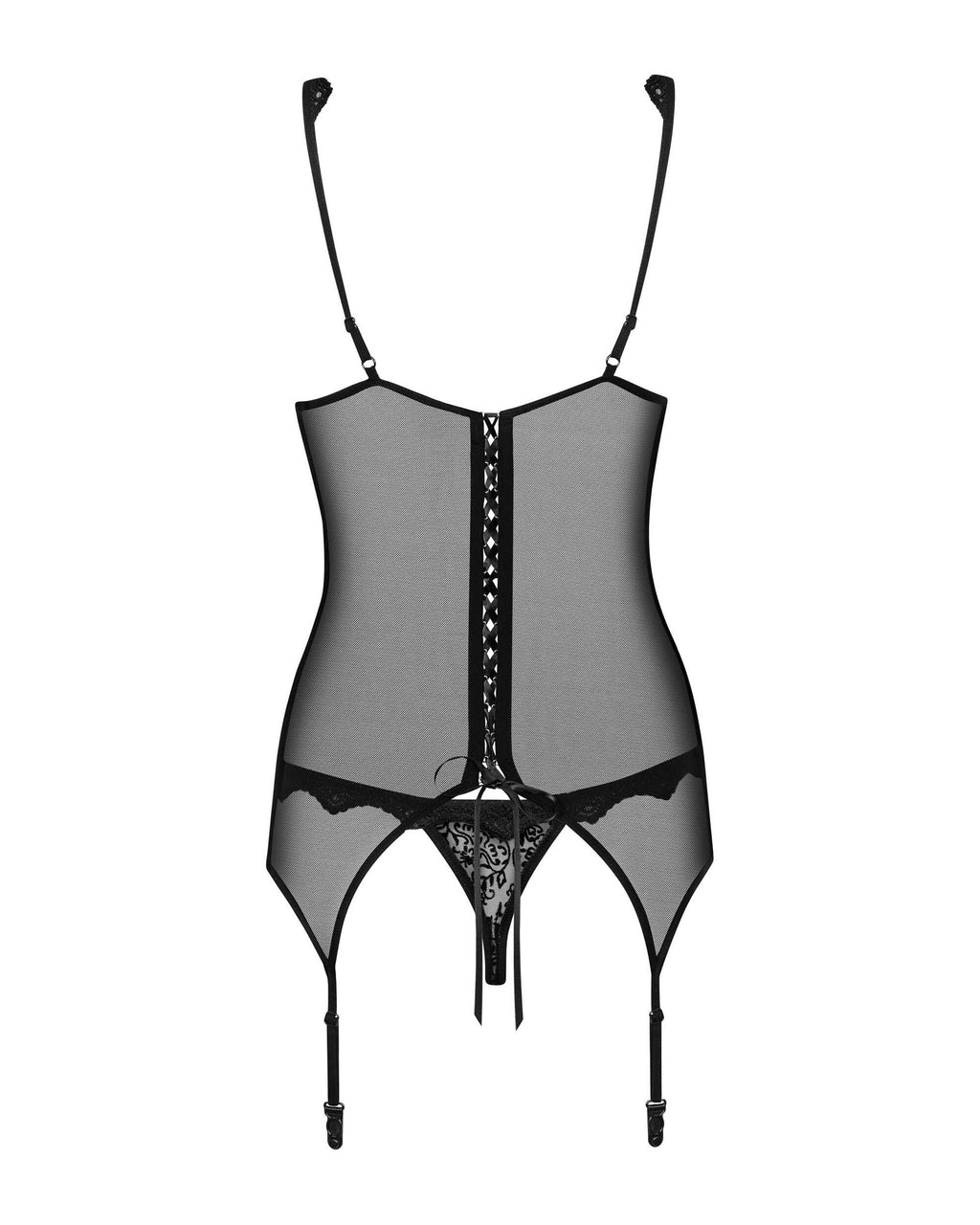 Obsessive - Emperita Guêpière - Noir - ITX-P01778 - image 5