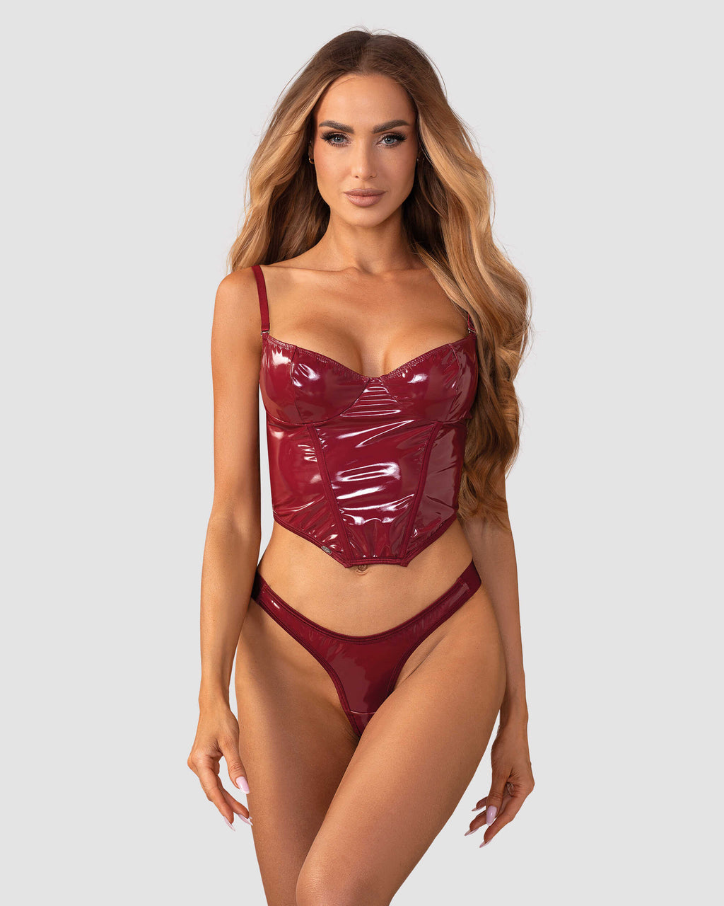 Obsessive - Redya Corset et string rouge - ITX-P01844 - image 2