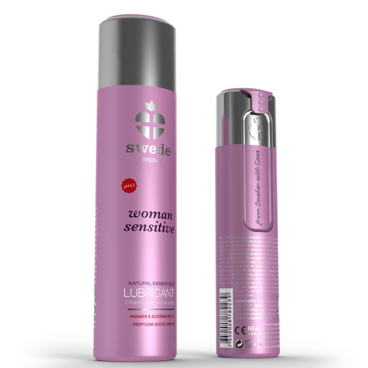 SWEDE Woman Sensitive lubrifiant à base d'eau 120 ml - ITX-P02113 - vue 2
