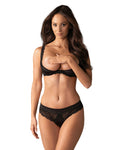 Obsessive - Miamor Demi Soutien-gorge - Noir - ITX-P02221 - image 1