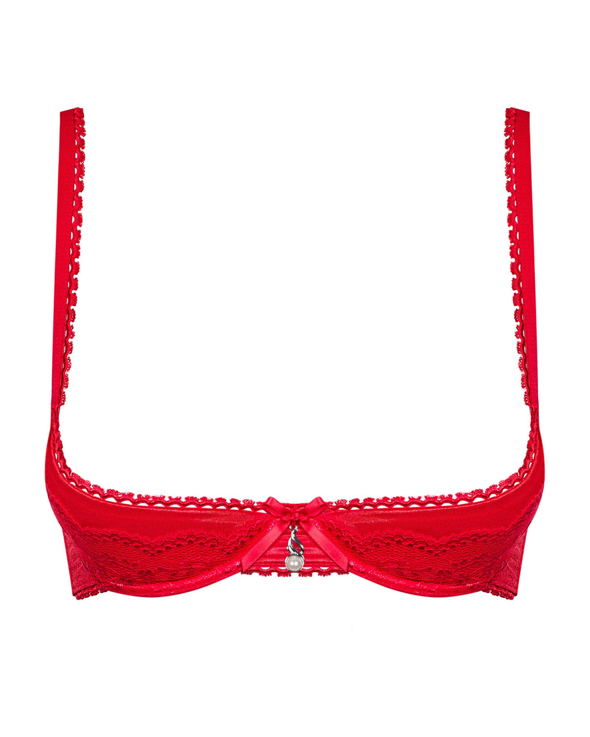 Obsessive - Lovica Demi Soutien-gorge - Rouge - ITX-P02222 - image 5