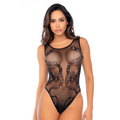 Mapalé Body résille serpent à strass ouvert – porté de face