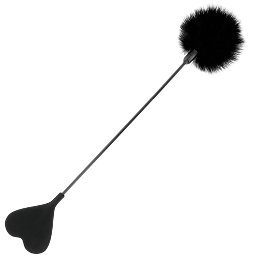 DARKNESS – FOUET PLUMEAU COQUIN NOIR 40 CM D-221179