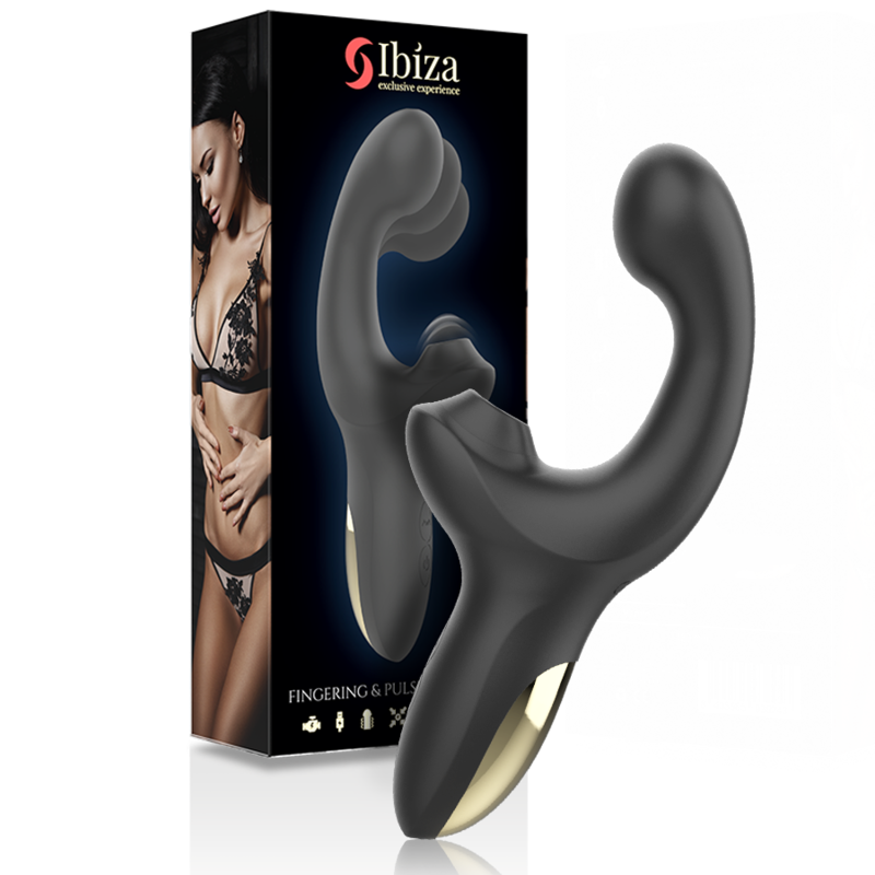 Ibiza - Vibrateur à aspiration clitoridienne et ondes de vibration