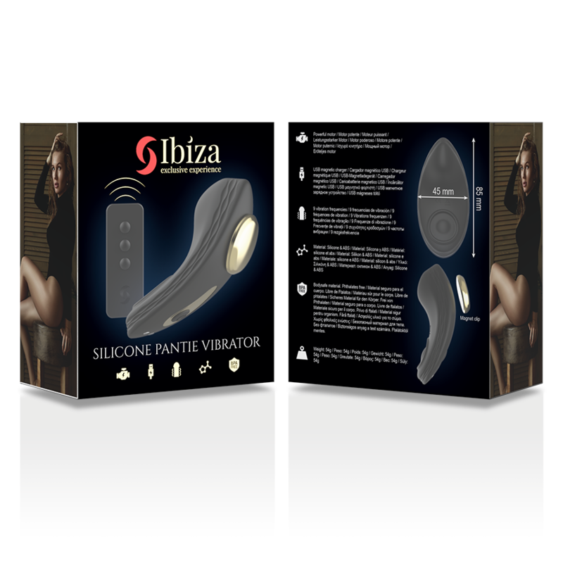Ibiza - Vibrateur de culotte en silicone avec télécommande sans fil