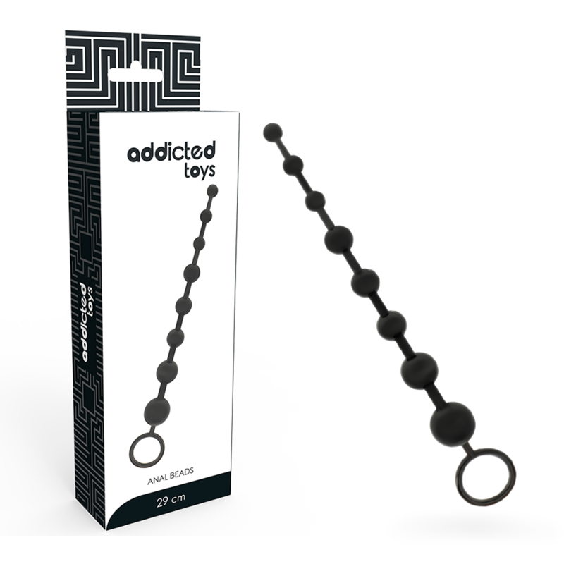 ADDICTED TOYS – Billes anales noires – vue complémentaire