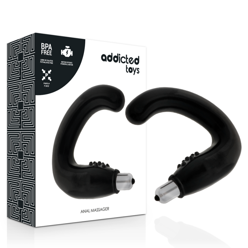ADDICTED TOYS – Masseur anal noir – vue produit