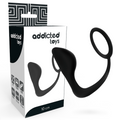 ADDICTED TOYS – Plug anal avec anneau pénis noir – vue principale