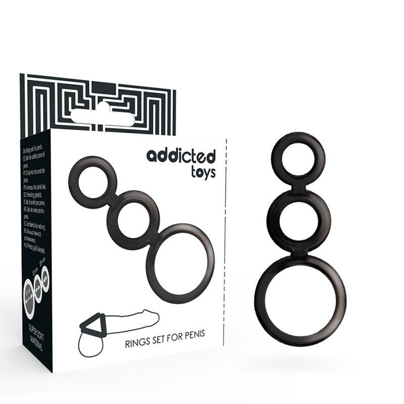 ADDICTED TOYS – Anneaux pour pénis – vue principale