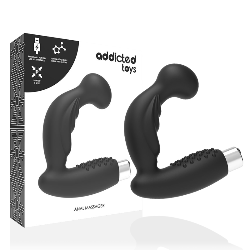 ADDICTED TOYS – masseur prostatique rechargeable Modèle 4 – vue principale