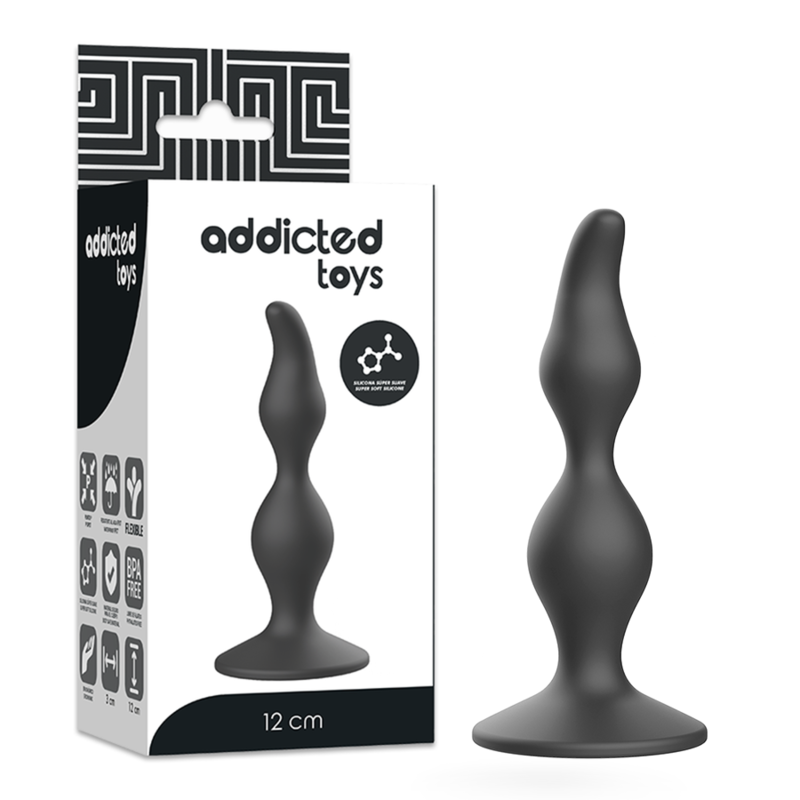 ADDICTED TOYS – Plug sexuel anal noir – vue produit