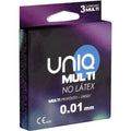 UNIQ MULTI – Préservatifs Sans Latex 3 Unités
