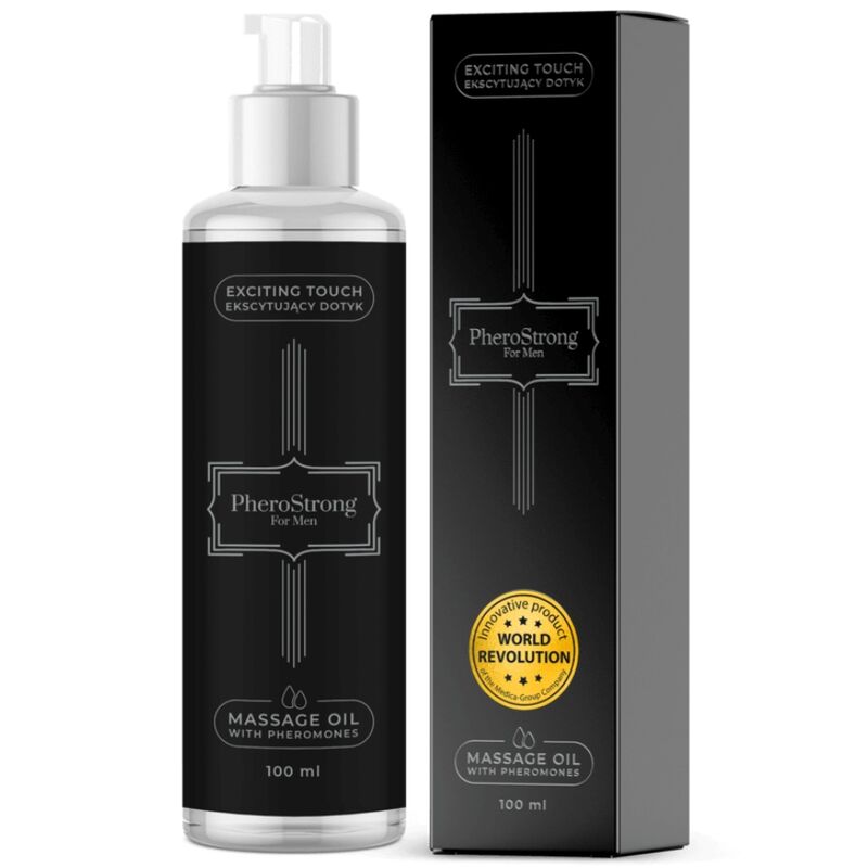 PheroStrong – Huile de Massage pour Homme – 100 ml