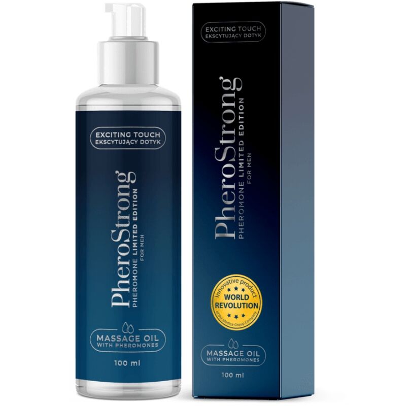 PheroStrong – Huile de Massage pour Homme – 100 ml