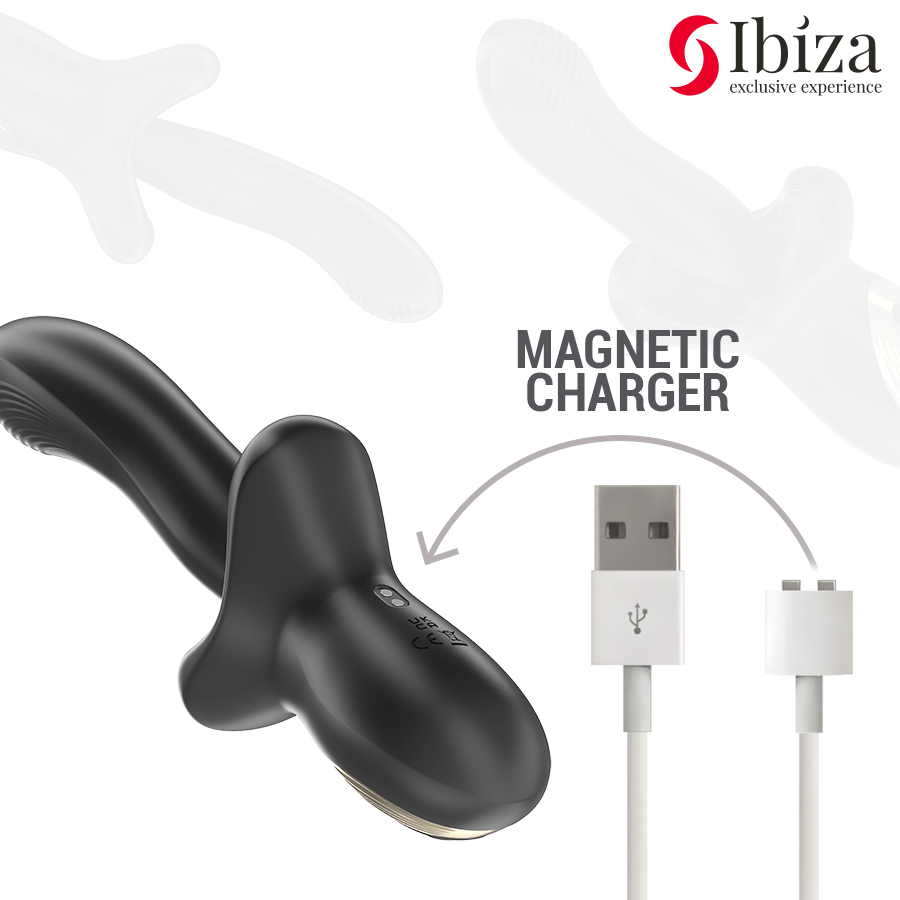 Ibiza - Vibrateur rabbit puissant avec effet de poussée et pulsations