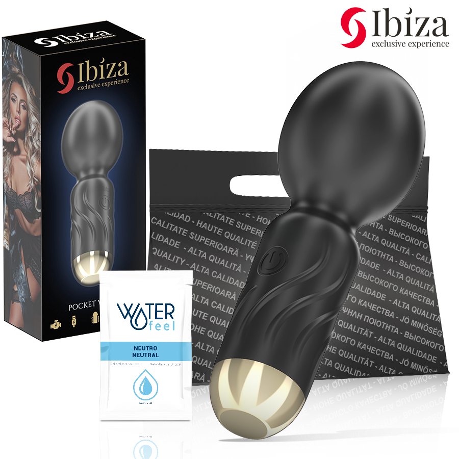 Ibiza - Mini vibrateur de poche Wand discret en silicone