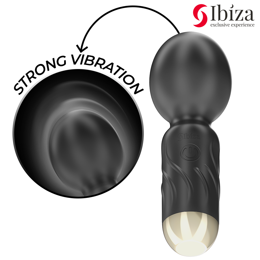 Ibiza - Mini vibrateur de poche Wand discret en silicone